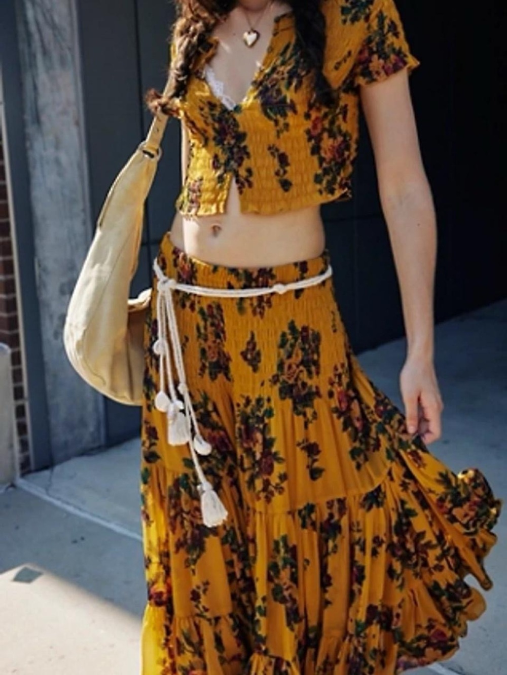 Free People Blooming Romance 2 Piece Set